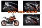 Preview: KTM 390 / 250 / 125 Duke Kennzeichenhalter von EVOTECH PERFORMANCE 2012 +