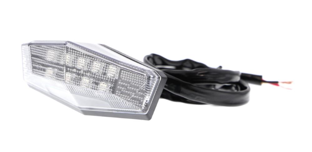 Rücklicht / Kennzeichen Beleuchtung Evotech Performance - KLARES GLAS