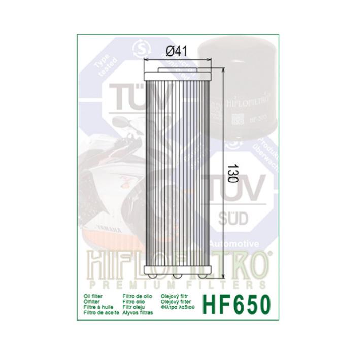 Oelfilter HIFLO  HF650 für KTM 1290 R / GT / Adventure
