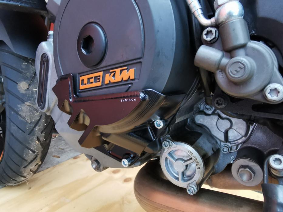 KTM 1290 R Motorschutz links - Schwarz - Evotech S.R.L