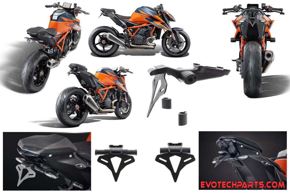 KTM 1290 Super Duke R - License plate holder from 2020 by EVOTECH PERFORMANCE
