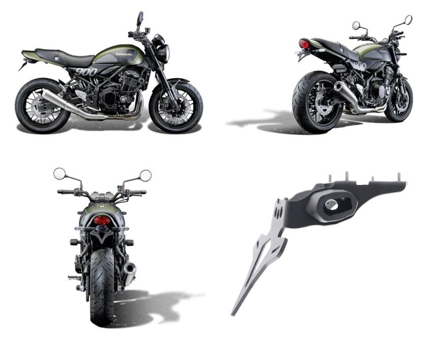 Kawasaki Z 900 RS Kennzeichenhalter EVOTECH PERFORMANCE ab 2018