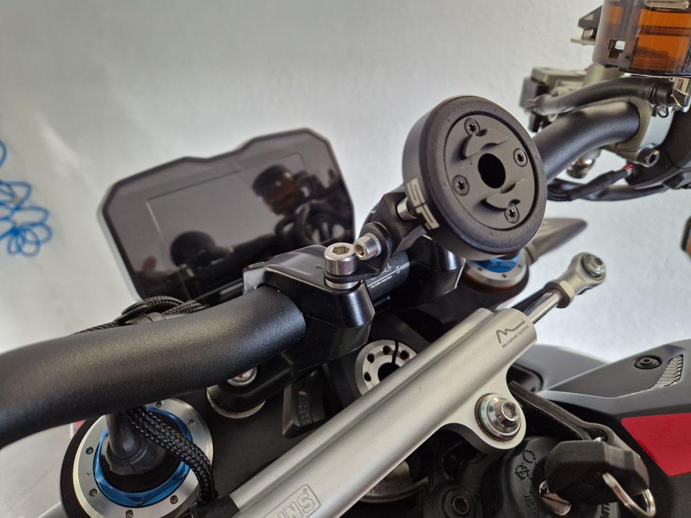 Ducati Streetfighter V2 / V4 SP Connect kompatible Navi Halterung Evotech Performance