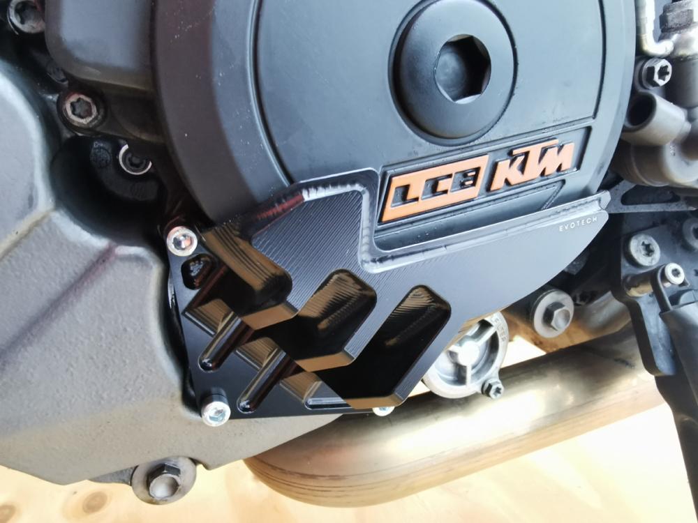 KTM 1290 R Motorschutz links - Schwarz - Evotech S.R.L