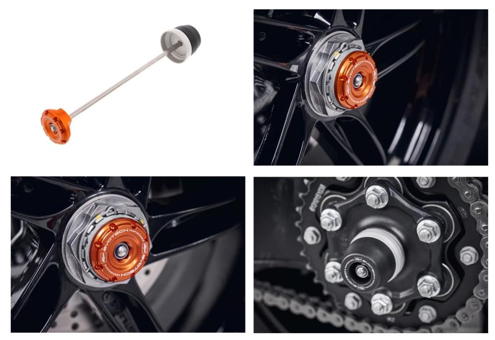 Crashprotektor an der Hinterachse von Evotech Performance