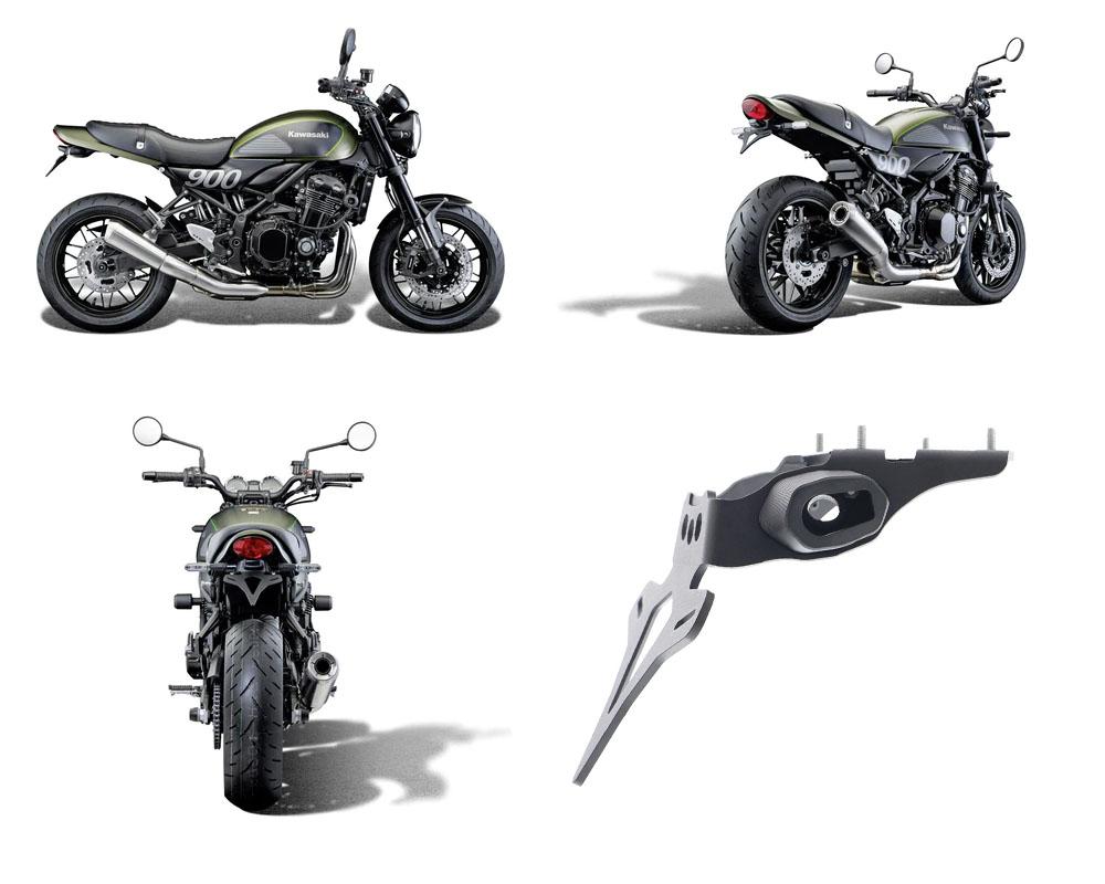 Kawasaki Z 900 RS Kennzeichenhalter EVOTECH PERFORMANCE ab 2018