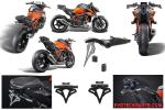 KTM 1290 Super Duke R - License plate holder from 2020 by EVOTECH PERFORMANCE
